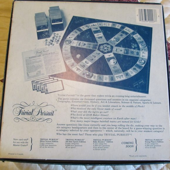 Trivial Pursuit Genus Edition Original Vtg 1981 Version - Picture 15 of 16